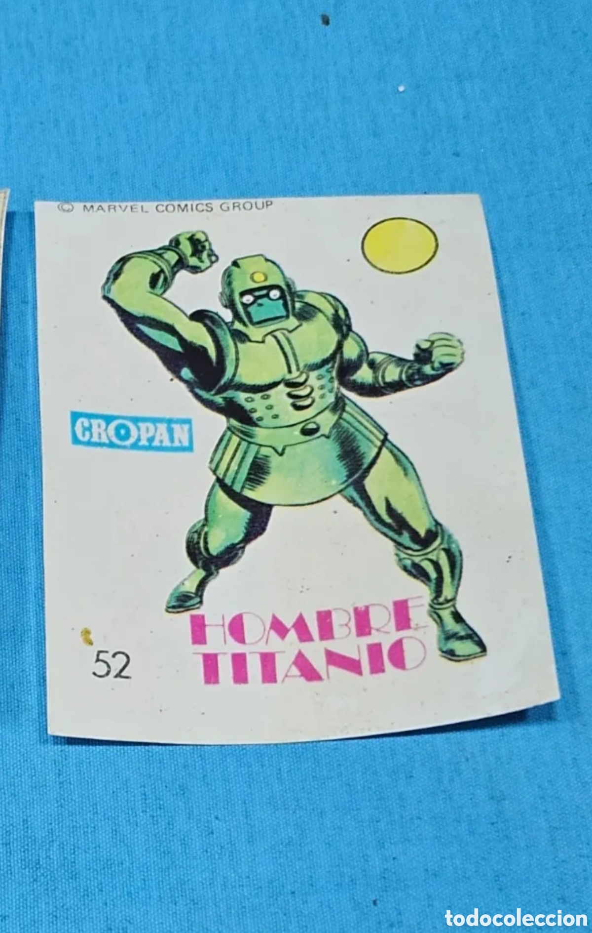 Pegatinas de colecci&oacute;n: CROMO PLASTICO CROPAN Numero 52 HOMBRE TITANIO