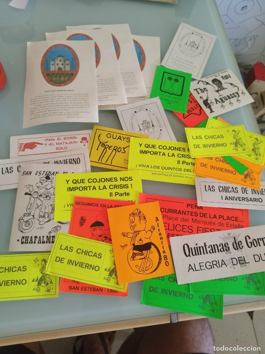 Pegatinas de colecci&oacute;n: Lote de 30 pegatinas de fiestas tradicionales pe&ntilde;as de San Esteban de Gormaz, Soria.