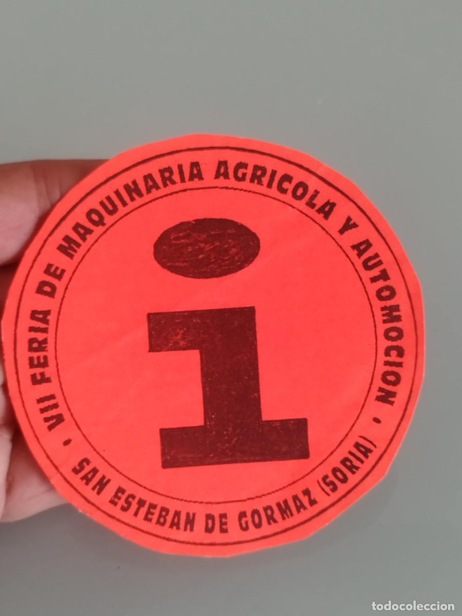 Pegatinas de colecci&oacute;n: Pegatina de la VII Feria de Maquinaria Agr&iacute;cola y Automoci&oacute;n. San Esteban de Gormaz.