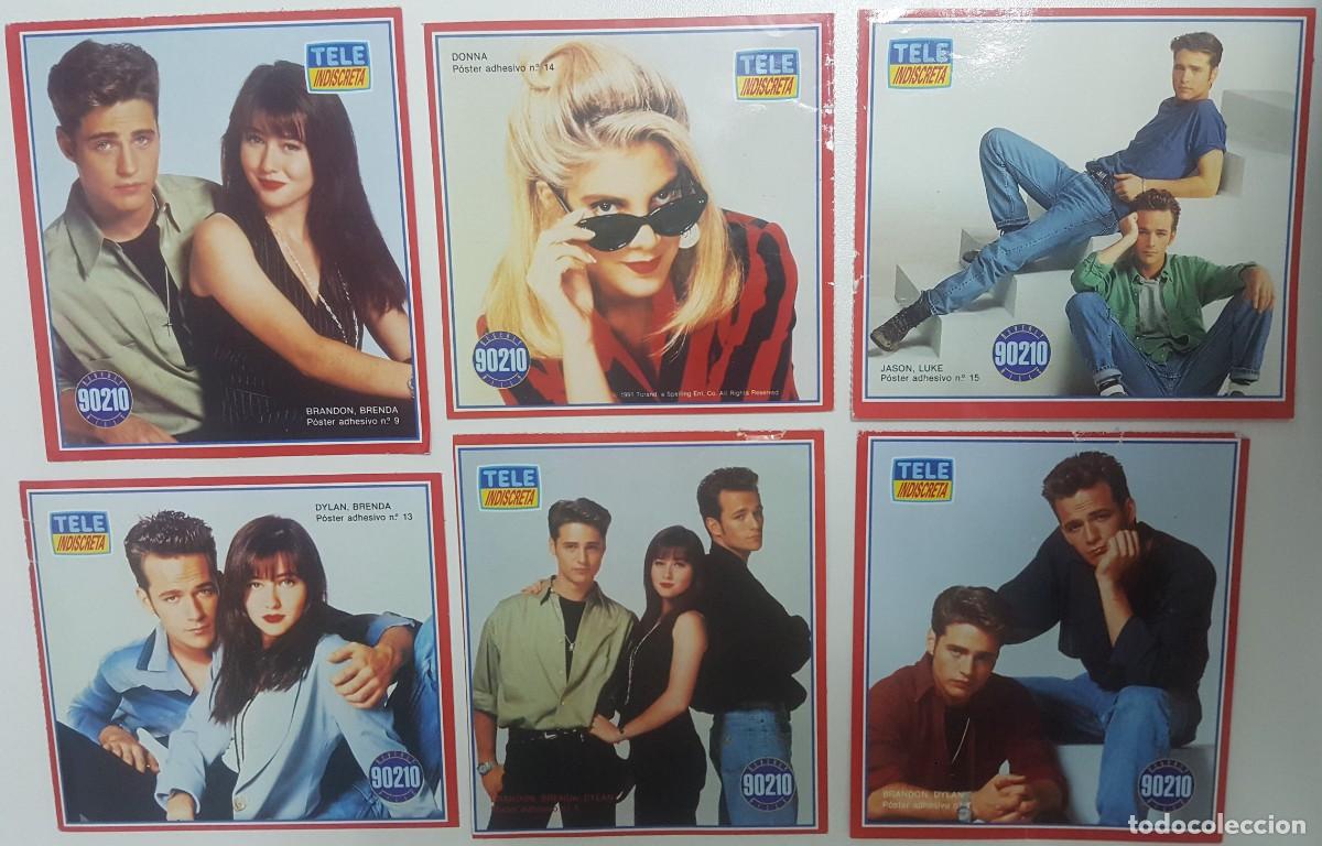 Pegatinas de colecci&oacute;n: LOTE 6 PEGATINAS SENSACION DE VIVIR TELE INDISCRETA