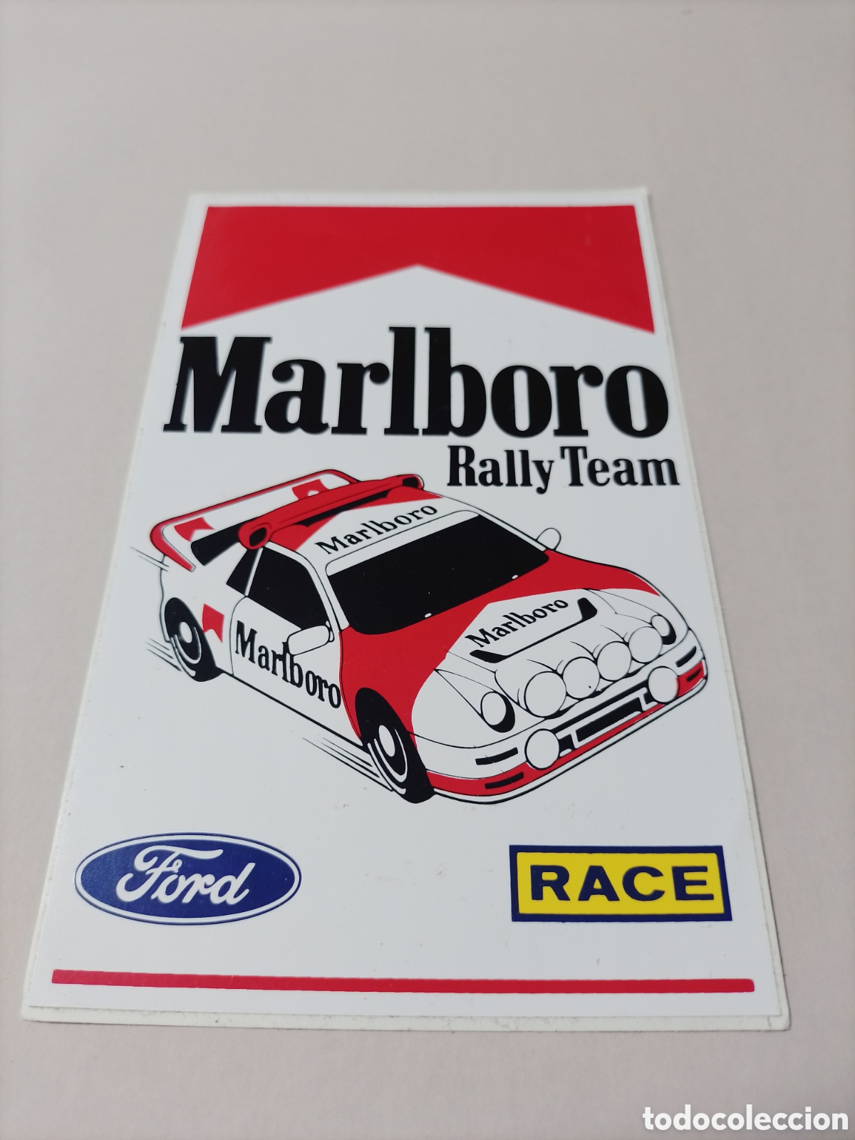 Pegatinas de colecci&oacute;n: Pegatina Marlboro Rally Team.