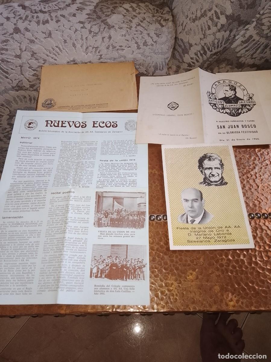 Pegatinas de colecci&oacute;n: San juan Bosco Zaragoza a&ntilde;os 70 salesianos lote