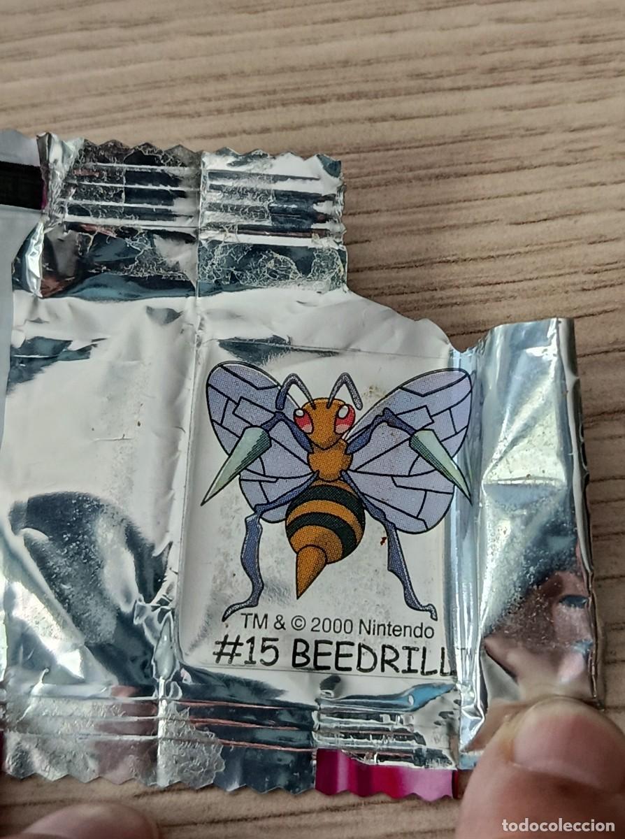Pegatinas de colecci&oacute;n: PEGATINA POKEMON CHICLE BOOMER #15 BEEDRILL