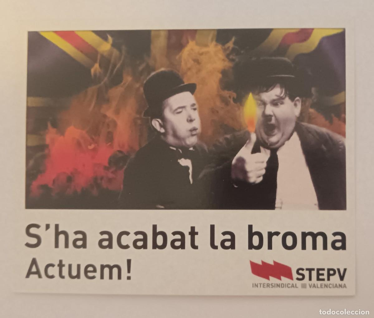 Pegatinas de colecci&oacute;n: S&acute;ha acabat la broma. Actuem-STEPV.