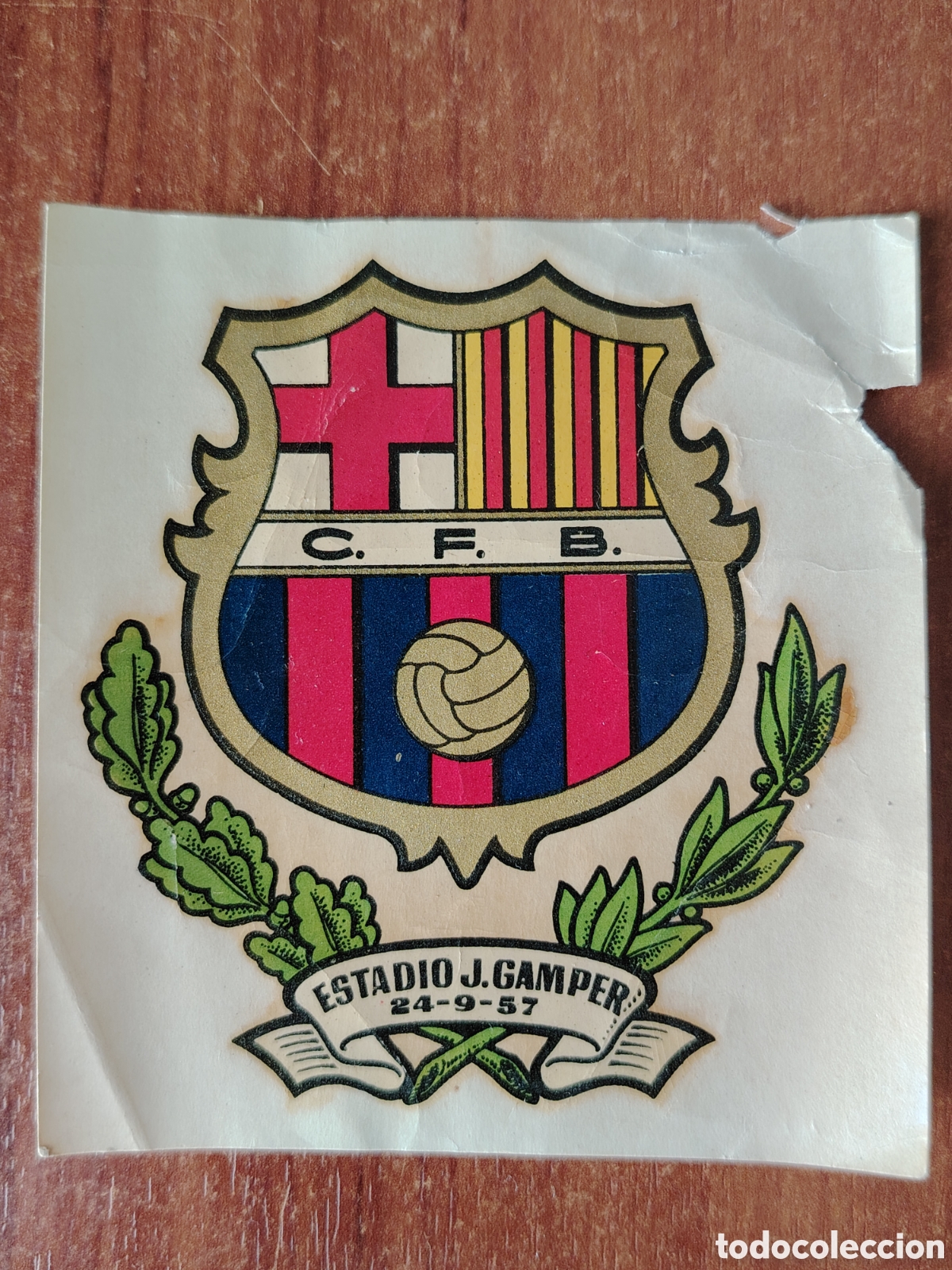 Pegatinas de colecci&oacute;n: Calcamonia Inauguraci&oacute;n del estadio F&uacute;tbol Club Barcelona