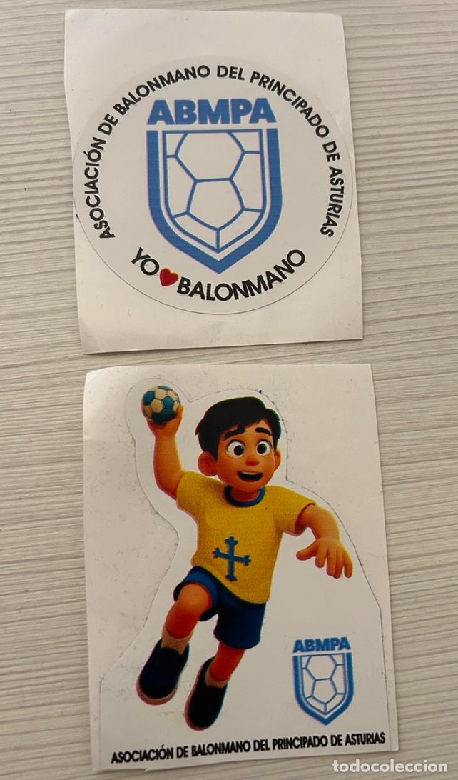 Pegatinas de colecci&oacute;n: Pegatina balonmano Principado Asturias ABMPA asociacion