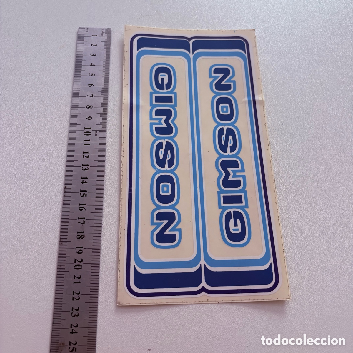 Pegatinas de colecci&oacute;n: pegatina adhesivo original bicicleta gimson