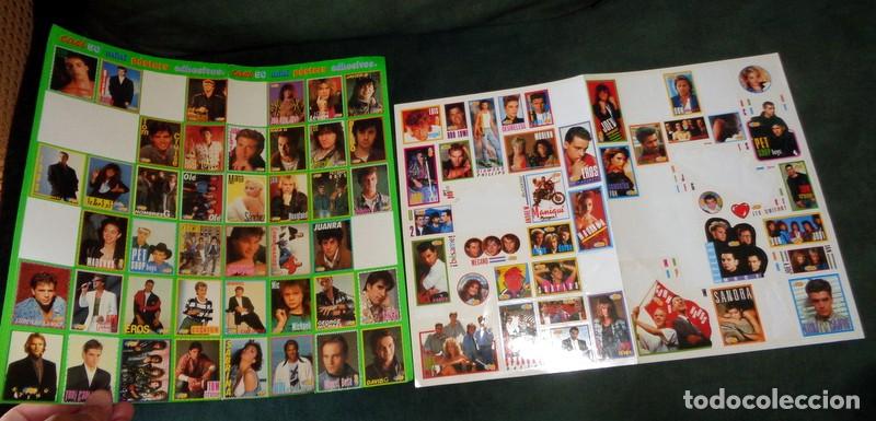 Pegatinas de colecci&oacute;n: HOJAS L&Aacute;MINAS 85 CROMOS PEGATINAS. SUPER POP A&Ntilde;OS 80. MADONNA SABRINA SPANDAU BALLET MECANO EUROPE