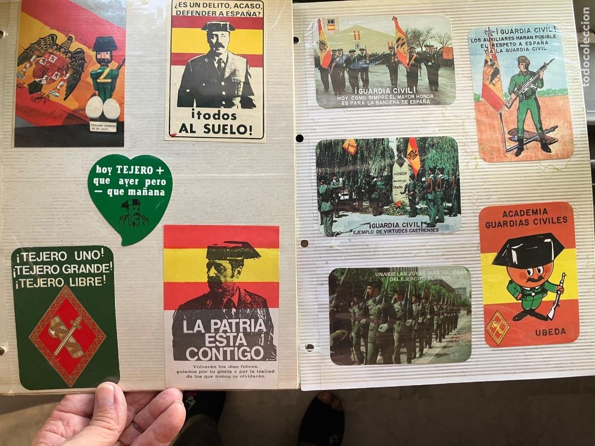 Pegatinas de colecci&oacute;n: 42 ANTIGUAS, PEGATINAS, GUARDIA CIVIL, TEJERO