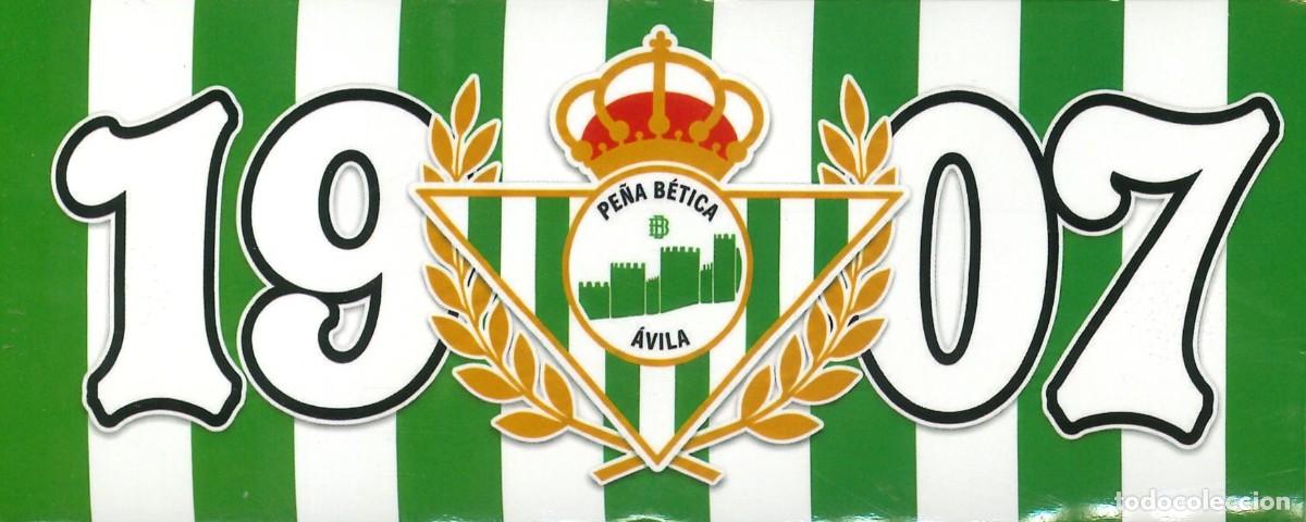 Pegatinas de colecci&oacute;n: PEGATINA - ADHESIVO - FUTBOL - REAL BETIS - PE&Ntilde;A BETICA AVILA - TEMPORADA 2026-2027