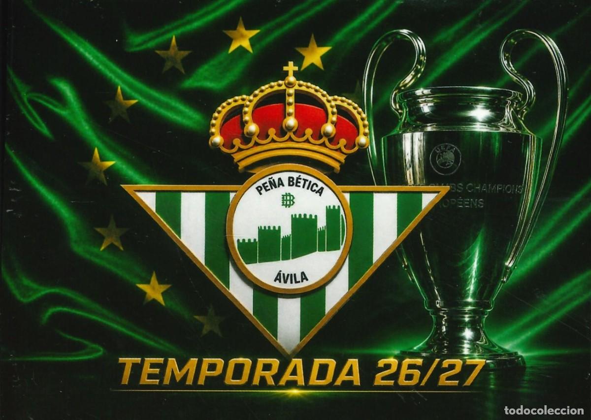 Pegatinas de colecci&oacute;n: PEGATINA - ADHESIVO - FUTBOL - REAL BETIS - PE&Ntilde;A BETICA AVILA - TEMPORADA 2026-2027