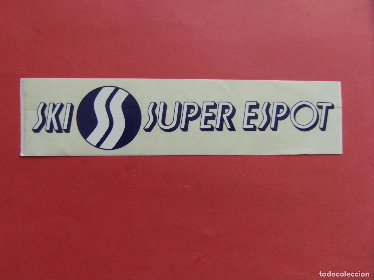 Pegatinas de colecci&oacute;n: 1 ADHESIVO PEGATINAS ESTACION ESQUI SKY SUPER ESPOT LERIDA LLEIDA - SIN USAR REVISA FOTOS