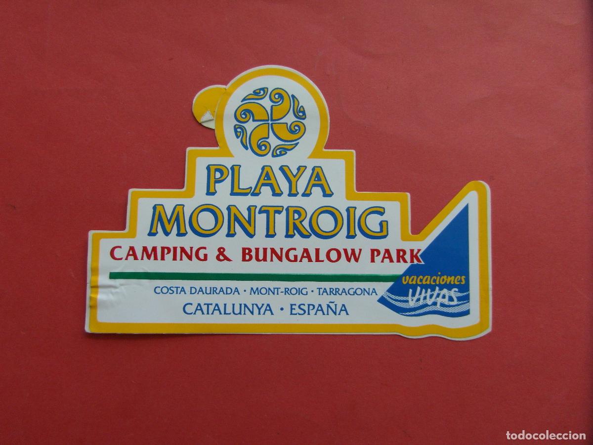 Pegatinas de colecci&oacute;n: 1 ADHESIVO PEGATINAS PLAYA MONTROIG COSTA DORADA MONT ROIG TARRAGONA - SIN USAR REVISA FOTOS