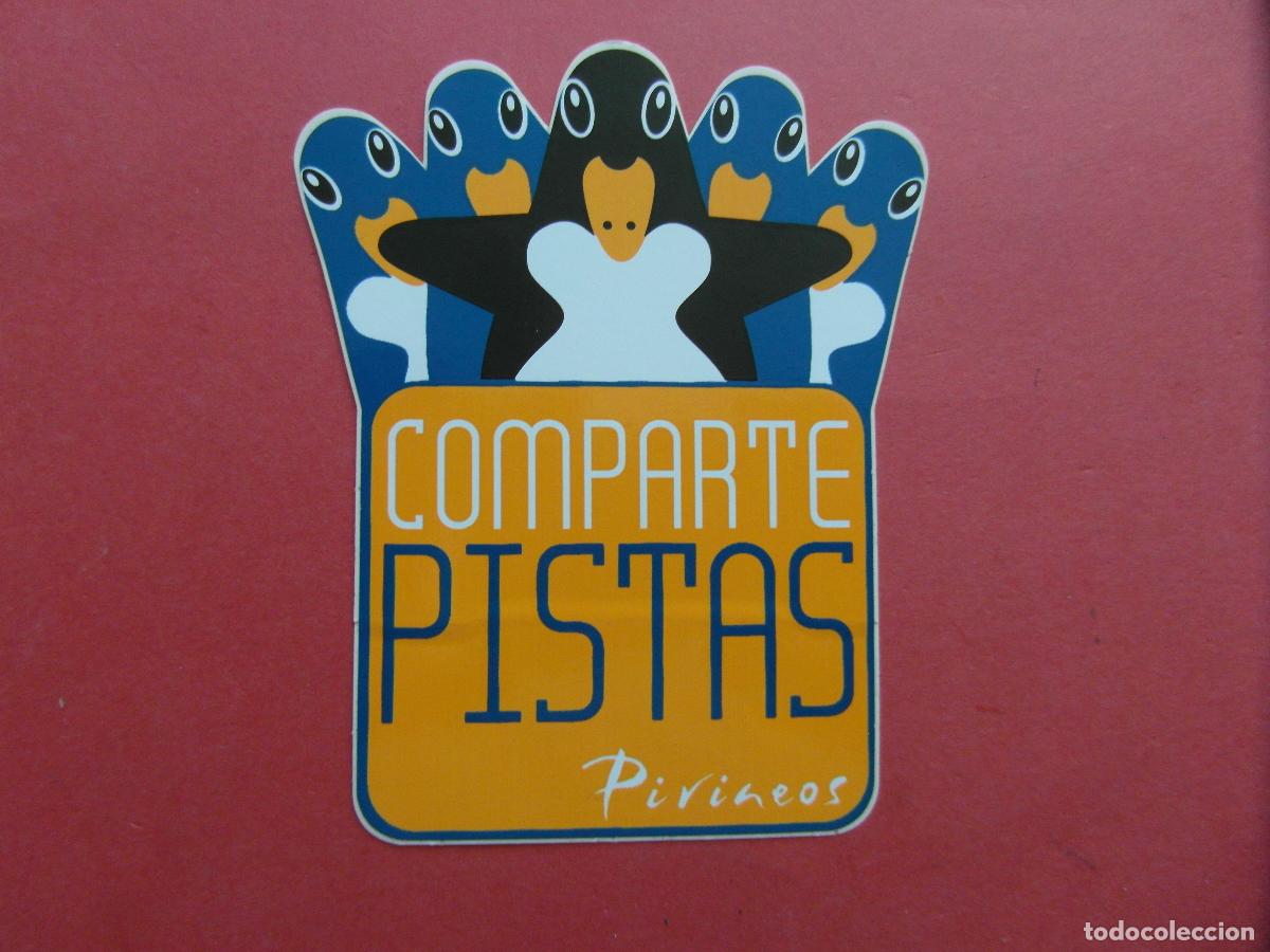 Pegatinas de colecci&oacute;n: 1 ADHESIVO PEGATINAS COMPARTE PISTAS DE ESQUI SKY PIRINEOS - SIN USAR REVISA FOTOS