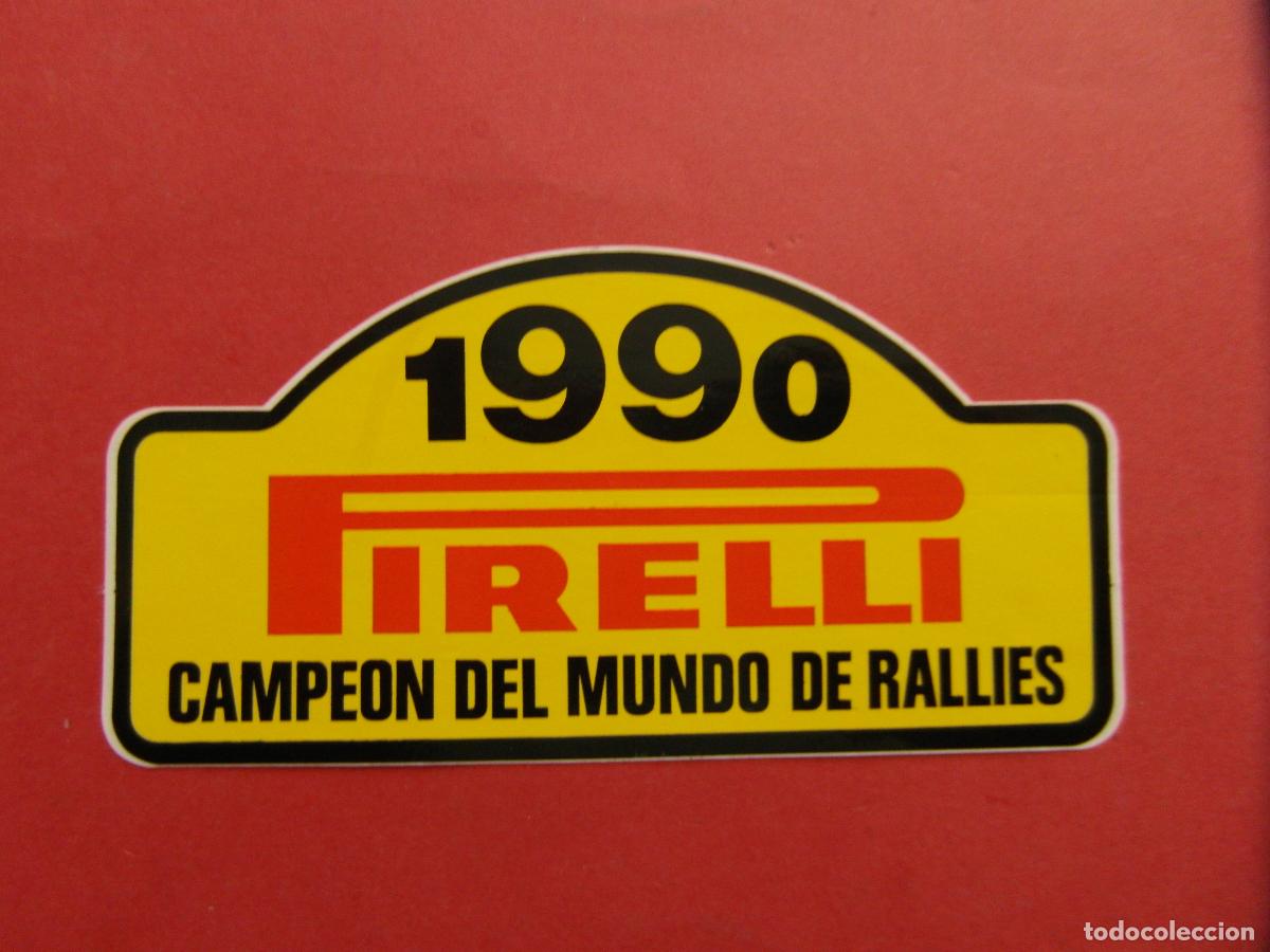 Pegatinas de colecci&oacute;n: 1 ADHESIVO PEGATINAS PIRELLI 1990 - SIN USAR REVISA FOTOS