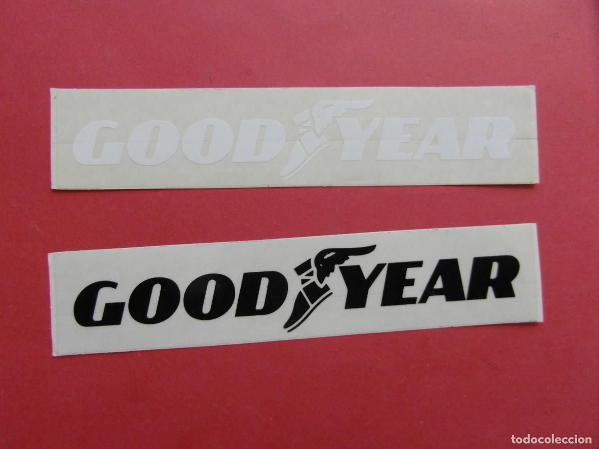 Pegatinas de colecci&oacute;n: 2 ADHESIVO PEGATINAS GOODYEAR - SIN USAR REVISA FOTOS