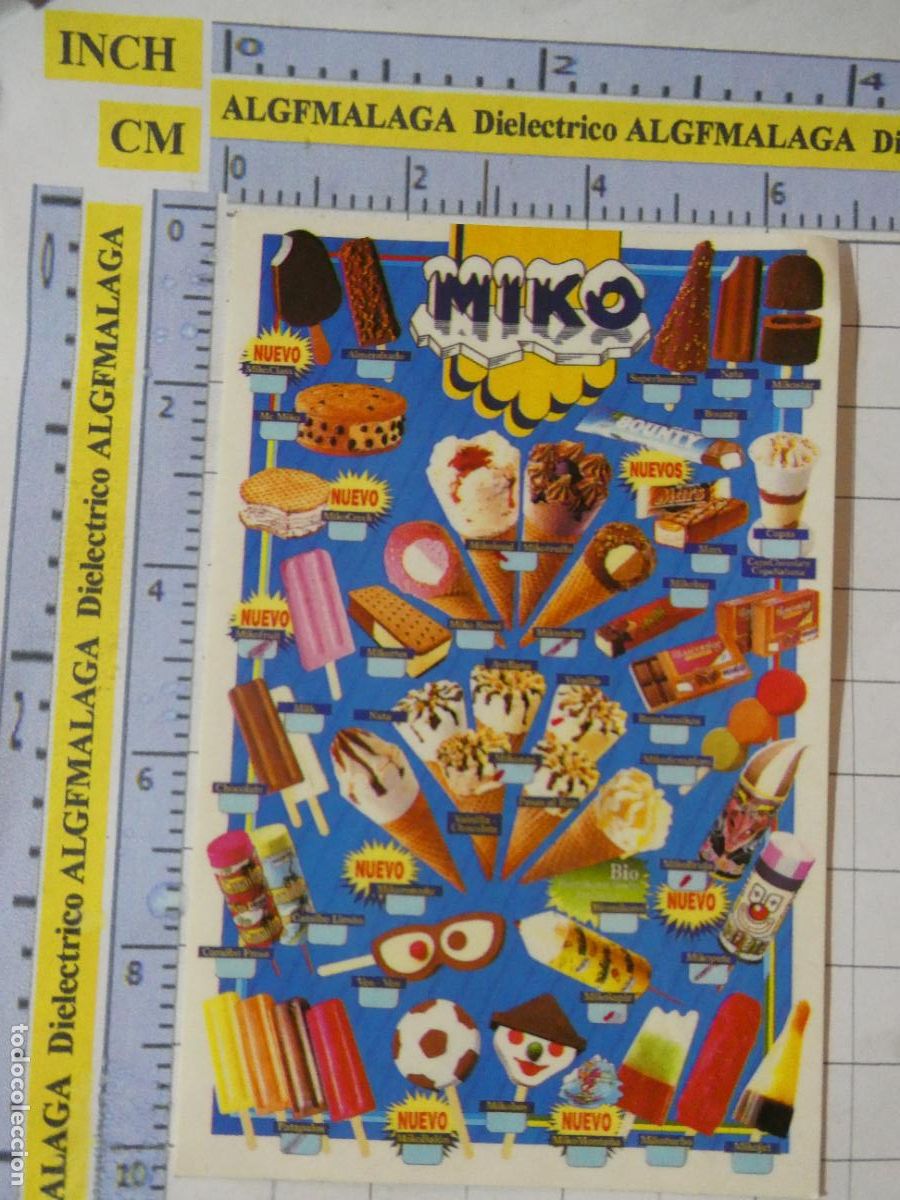 Pegatinas de colecci&oacute;n: PEGATINA CARTEL HELADOS KIOSKO MIKO. 126