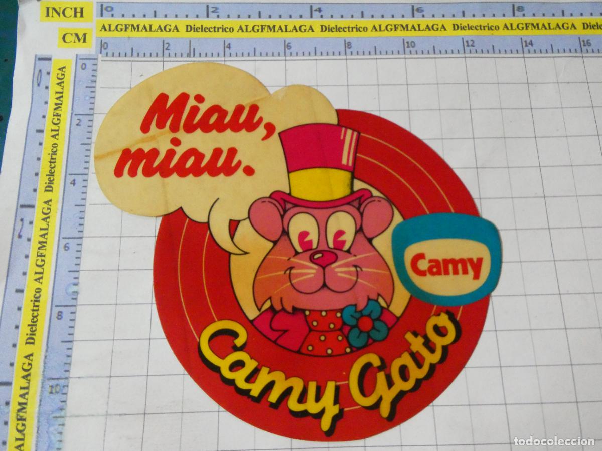 Pegatinas de colecci&oacute;n: PEGATINA DE HELADOS CAMY GATO MIAU MIAU. 134
