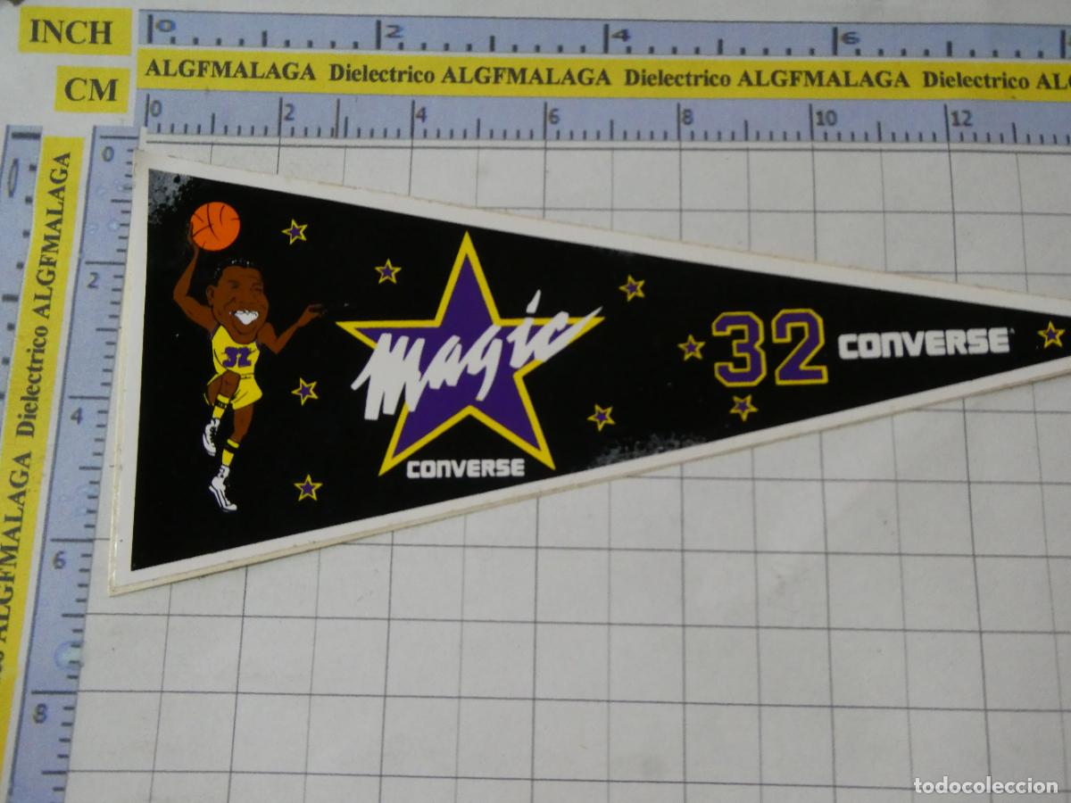 Pegatinas de colecci&oacute;n: PEGATINA DE DEPORTES. BALONCESTO NBA CONVERSE 32 MAGIC JOHNSON LOS ANGELES LAKERS. 136