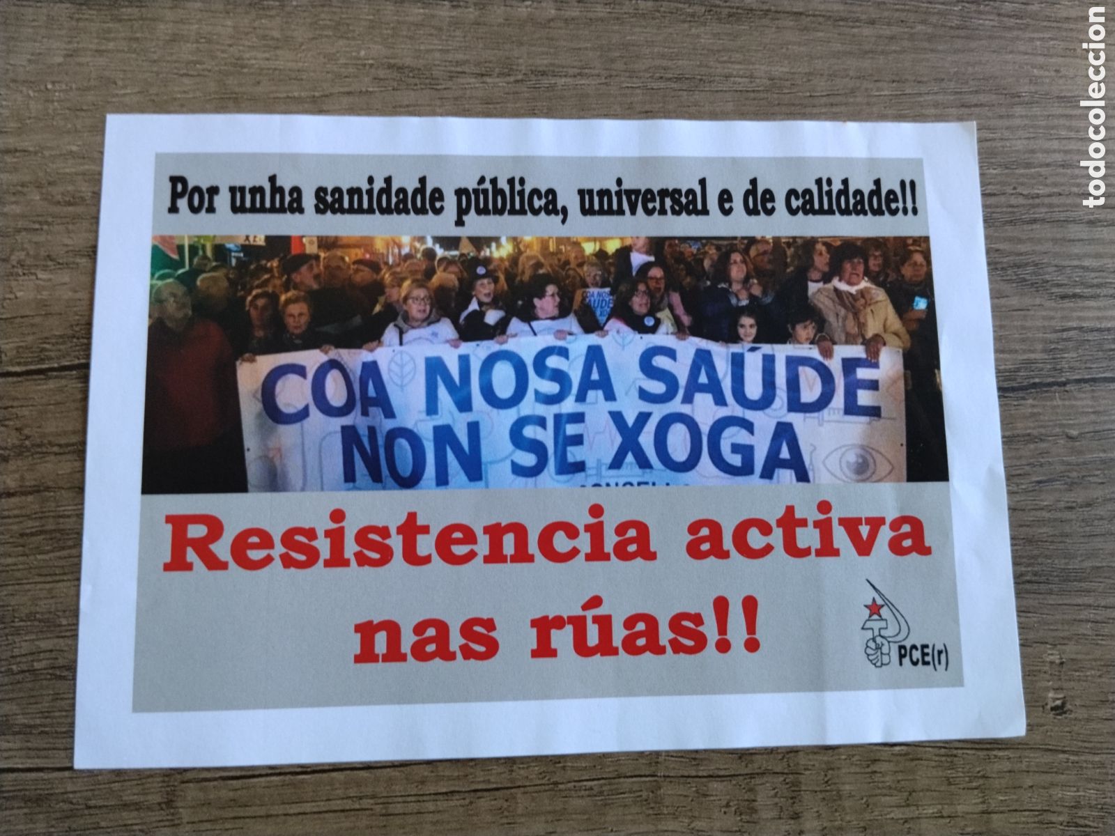 Pegatinas de colecci&oacute;n: Pegatina pol&iacute;tica transici&oacute;n PCE (r). GRAPO.comunista.FRAP.ETA.camarada arenas.ort.pte.lcr.mce.pcoe.