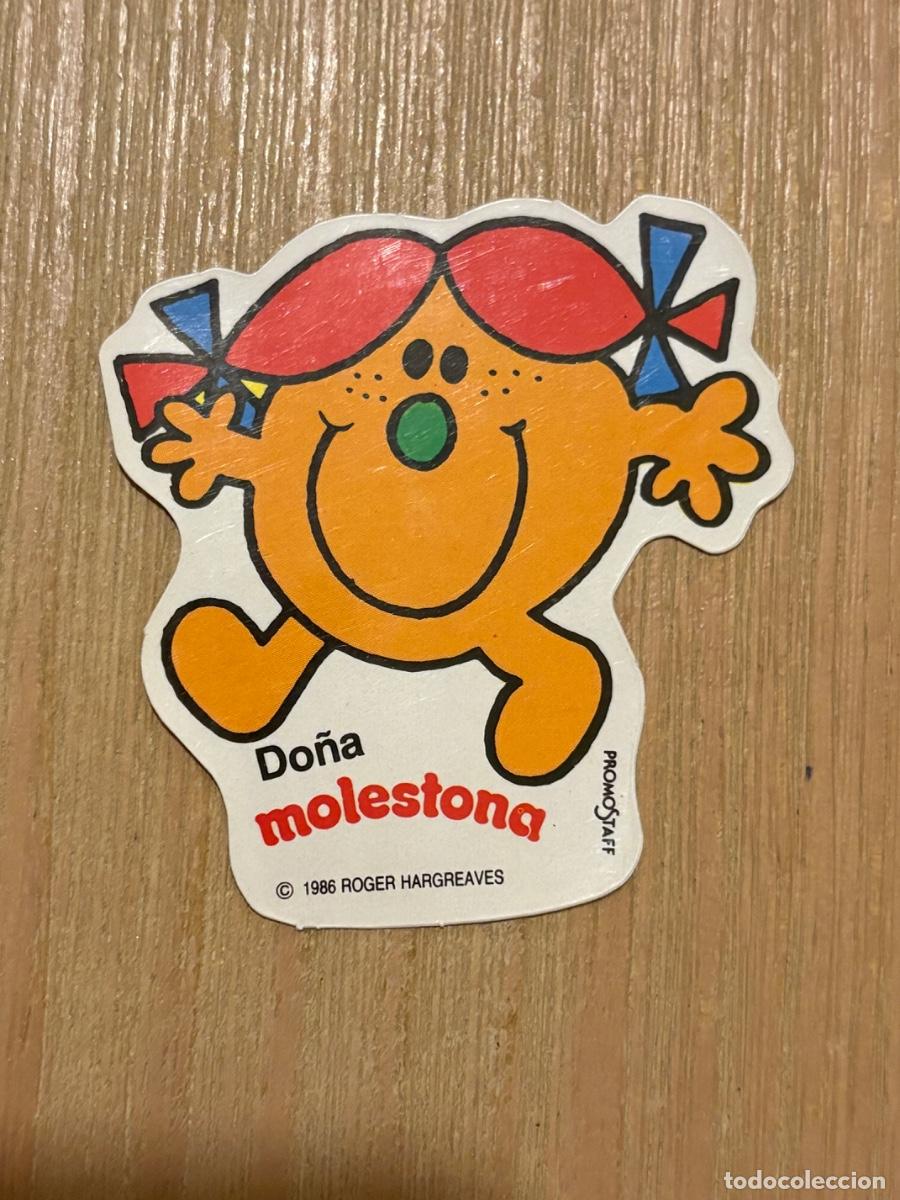 Pegatinas de colecci&oacute;n: B2 (4) CROMO SIN PEGAR DONUTS PEGATINA DO&Ntilde;A MOLESTONA PROMOSTAFF 1986 HARGREAVES