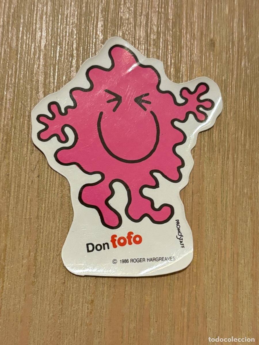 Pegatinas de colecci&oacute;n: B2 (4) CROMO SIN PEGAR DONUTS PEGATINA DON FOFO PROMOSTAFF 1986 HARGREAVES