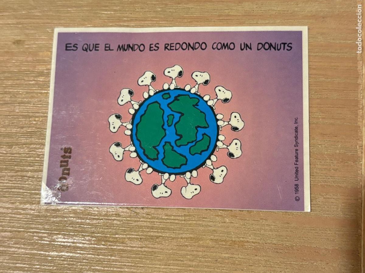 Pegatinas de colecci&oacute;n: B2 (4) CROMO PEGATINA SIN PEGAR PANRICO DONUTS SNOOPY SUPERADHESIVOS