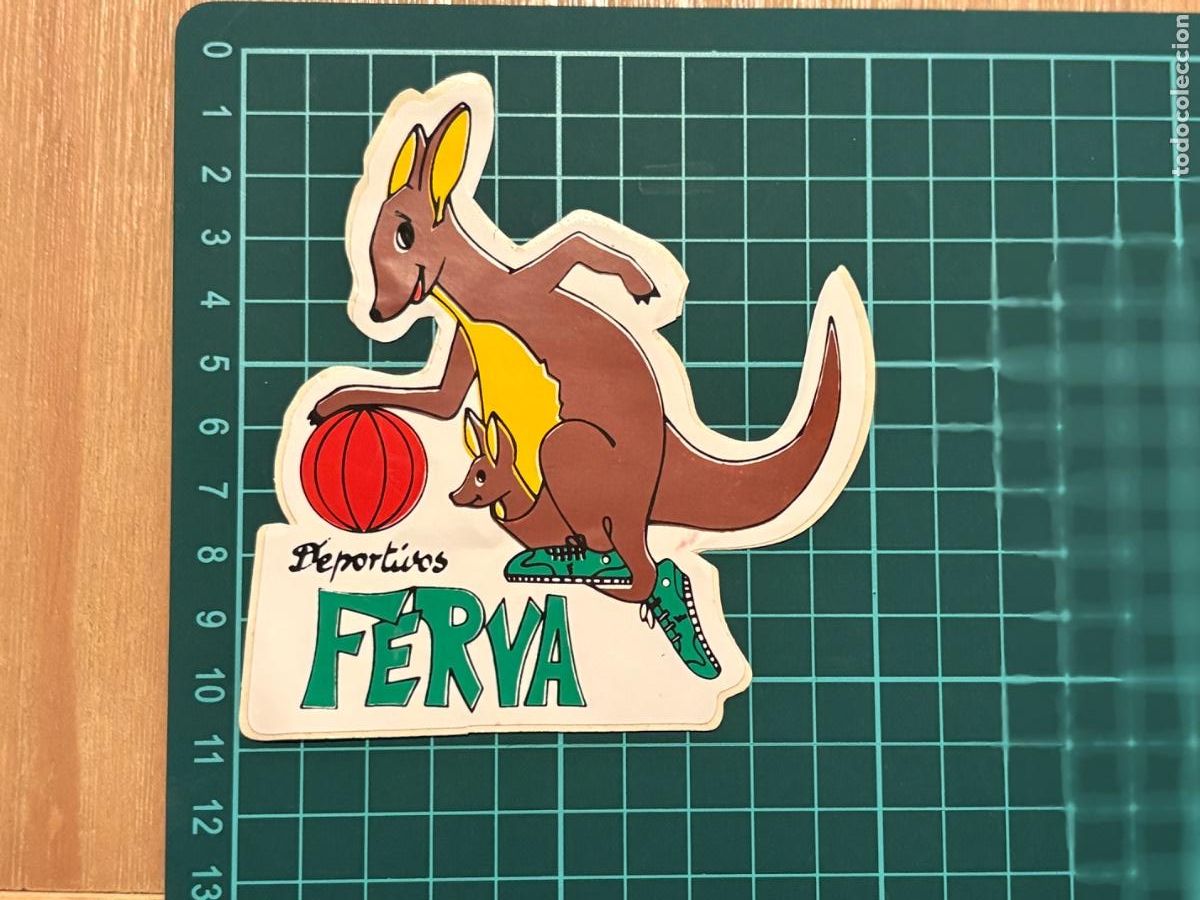 Pegatinas de colecci&oacute;n: B2. (7) PEGATINA DEPORTIVOS FERVA