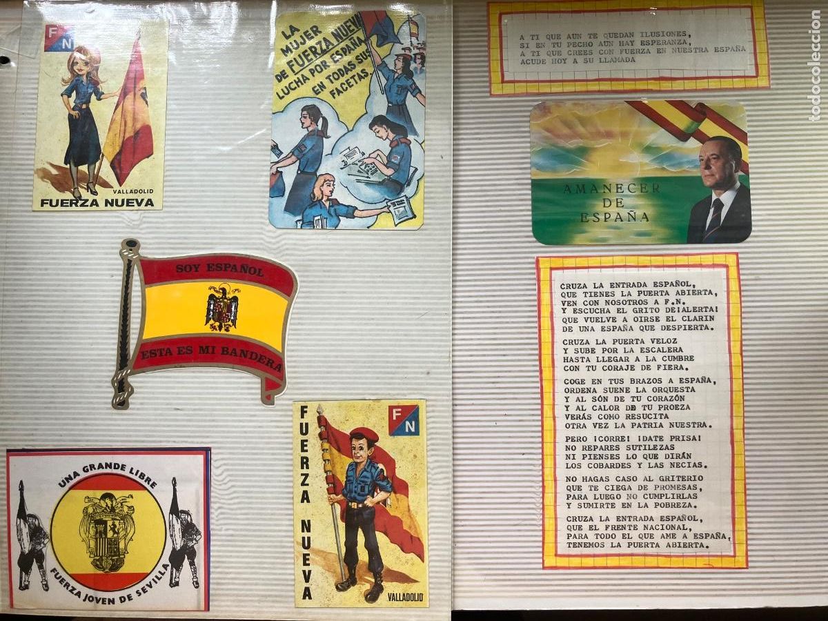 Pegatinas de colecci&oacute;n: 21 PEGATINAS BLAS PI&Ntilde;AR FUERZA NUEVA