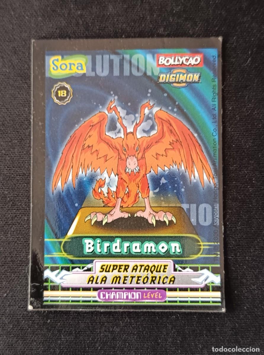 Pegatinas de colecci&oacute;n: CROMO DIGIMON BOLLYCAO 18 BIRDRAMON