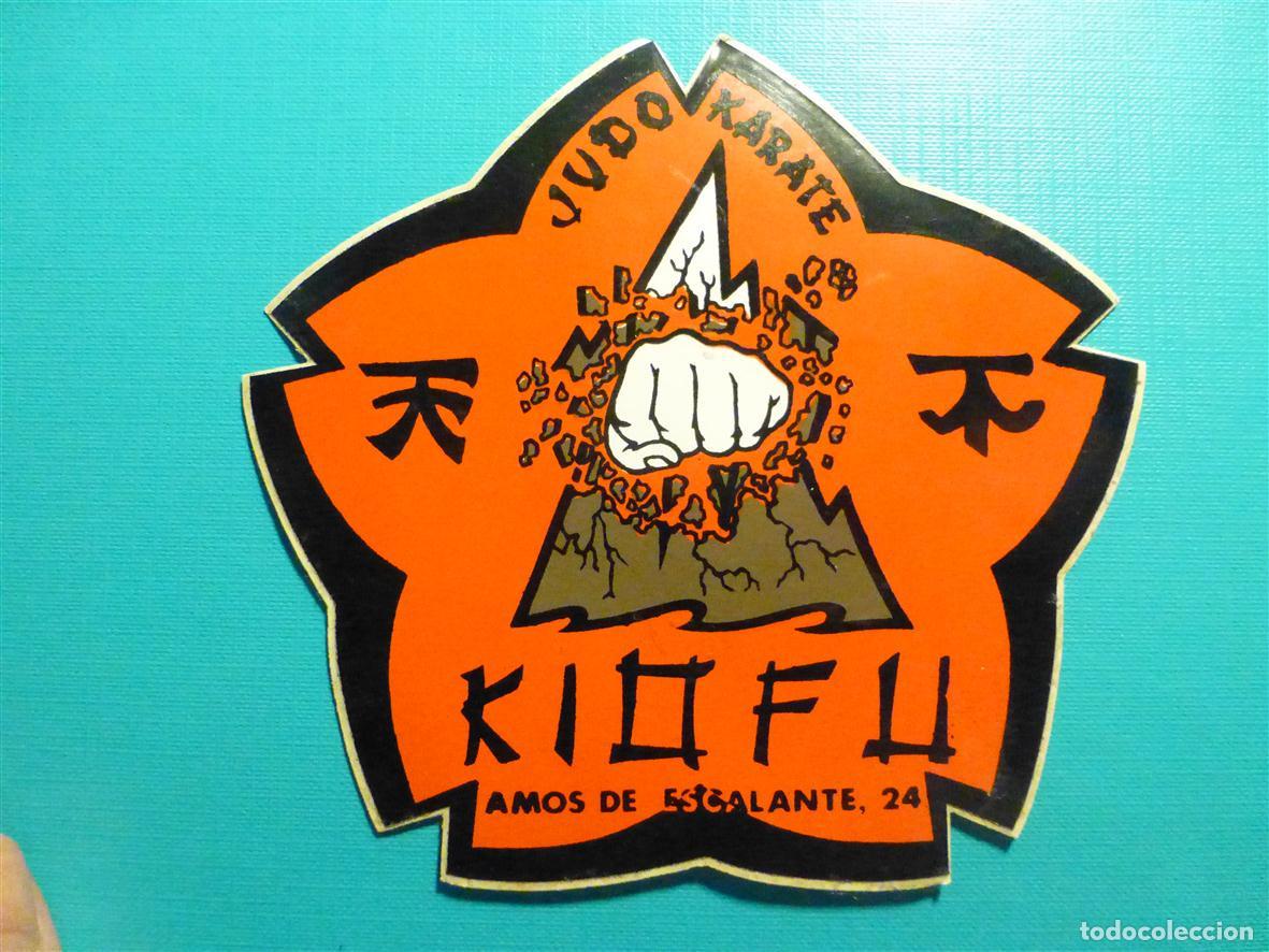 Pegatinas de colecci&oacute;n: Pegatina - Adhesivo Artes Marciales - Judo - Karate - Kiofu - Amos de Escalante, 24 - 12 x 11,5 cm