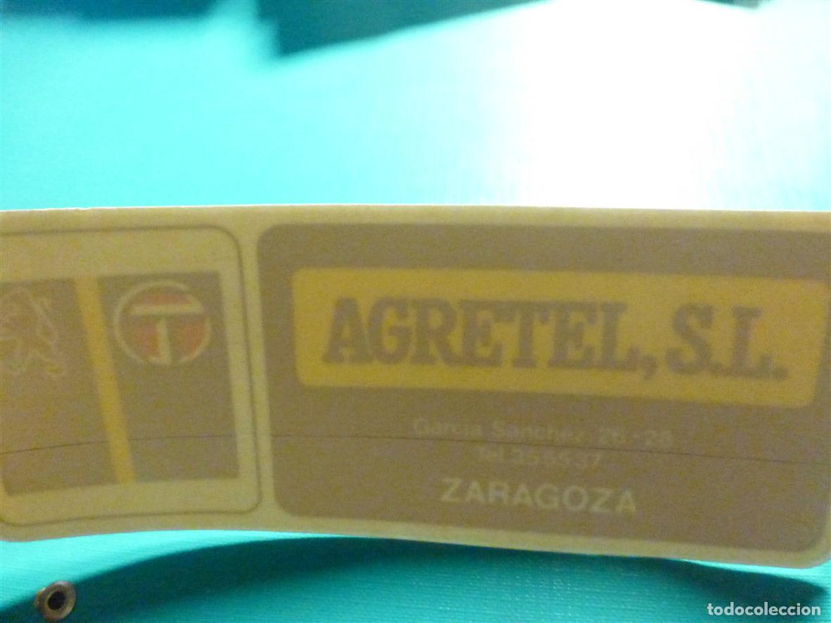 Pegatinas de colecci&oacute;n: Pegatina - Adhesivo Automoci&oacute;n - Peugeot Talbot, Agretel - Concesionario Veh&iacute;culos - 15 x 6 cm