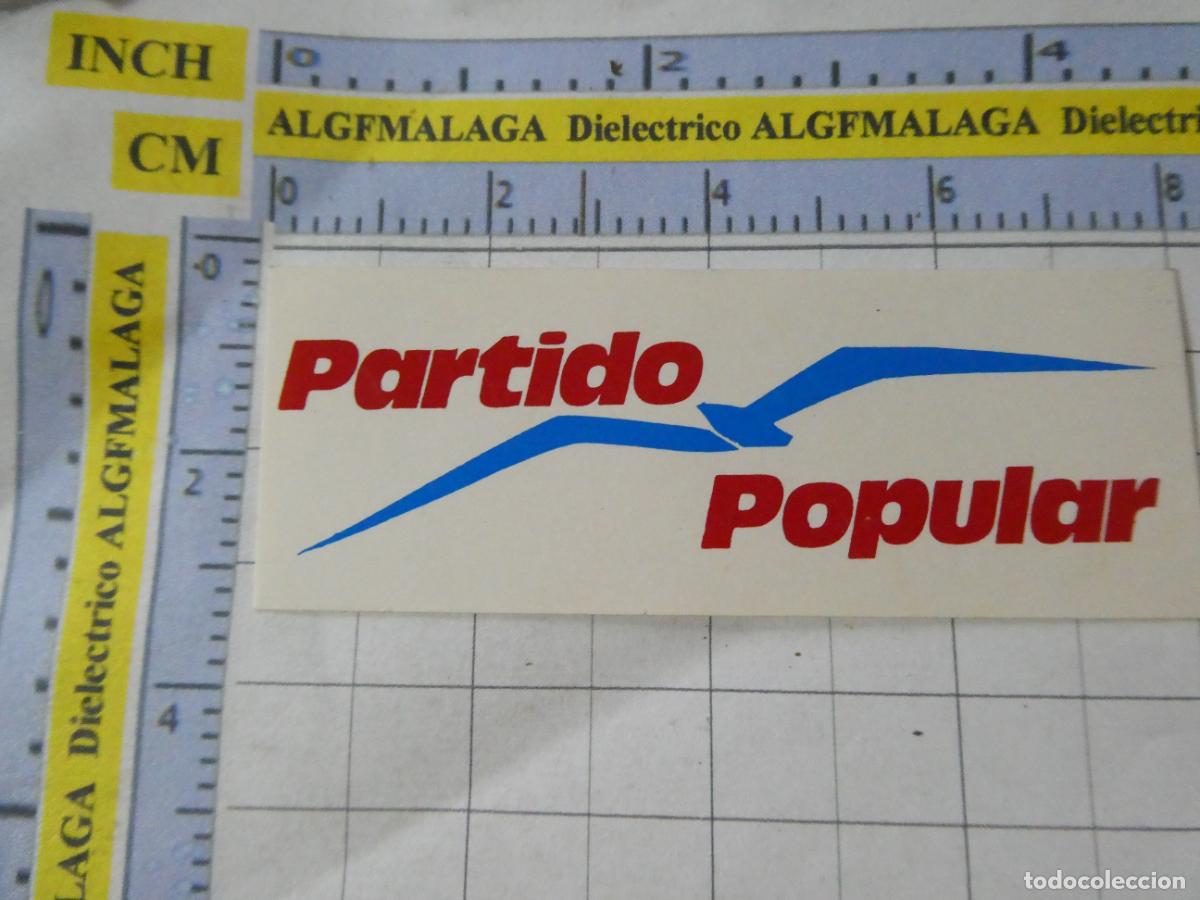 Pegatinas de colecci&oacute;n: PEGATINA POL&Iacute;TICO SINDICAL. PARTIDO POPULAR 272