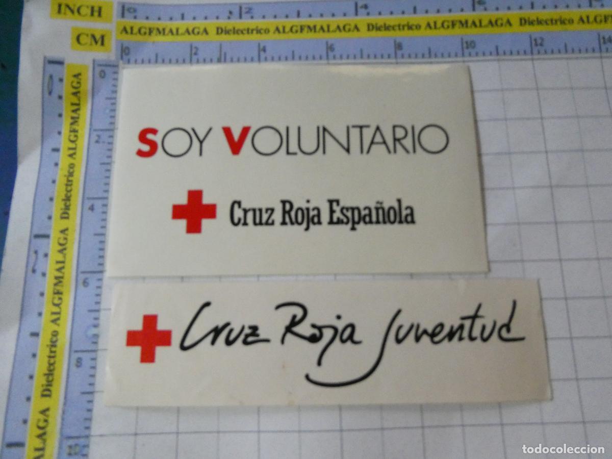 Pegatinas de colecci&oacute;n: PEGATINA POL&Iacute;TICO SINDICAL REIVINDICATIVA. VOLUNTARIO CRUS ROJA JUVENTUD 280