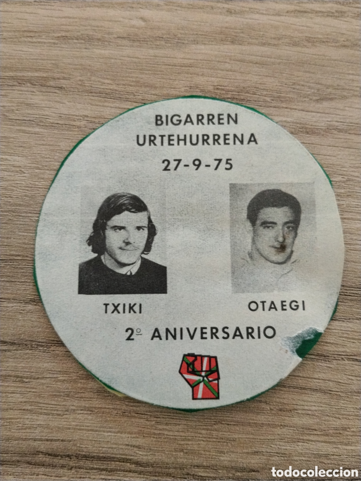 Autocolantes de cole&ccedil;&atilde;o: Pegatina pol&iacute;tica transici&oacute;n ETA Euskal herria.herri batasuna.hb.pnv.ea.euskadi.kas.frap.pce.lcr.ort