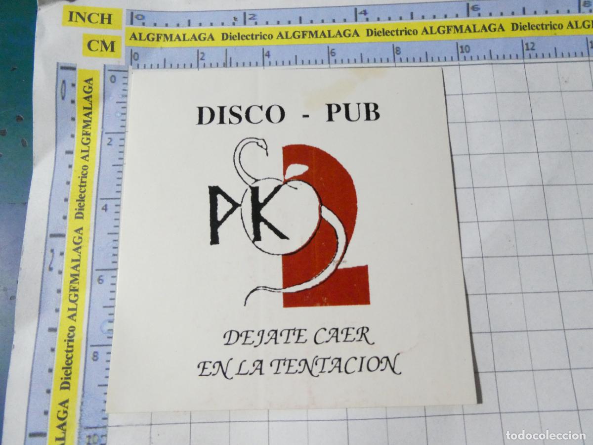 Pegatinas de colecci&oacute;n: PEGATINA DE DISCOTECAS PUBS CLUBS DISCO. DISCO PUB PK2. MELILLA