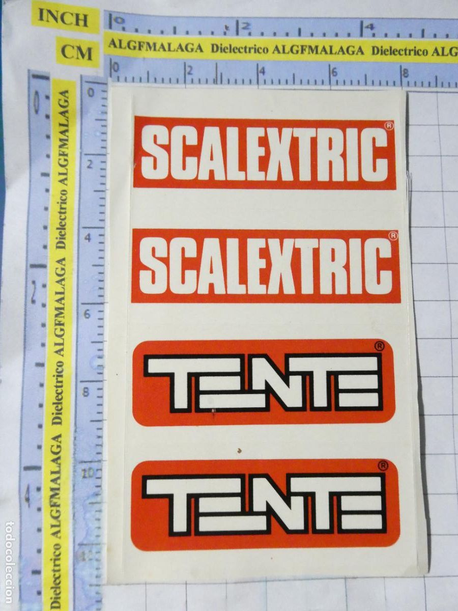 Pegatinas de colecci&oacute;n: PEGATINAS JUGUETES ANTIGUOS SCALEXTRIC Y TENTE. A&Ntilde;OS 80 . 224