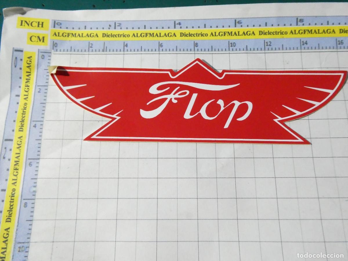 Pegatinas de colecci&oacute;n: PEGATINA DE MARCAS DE ROPA? CALZADO? FLOP 226