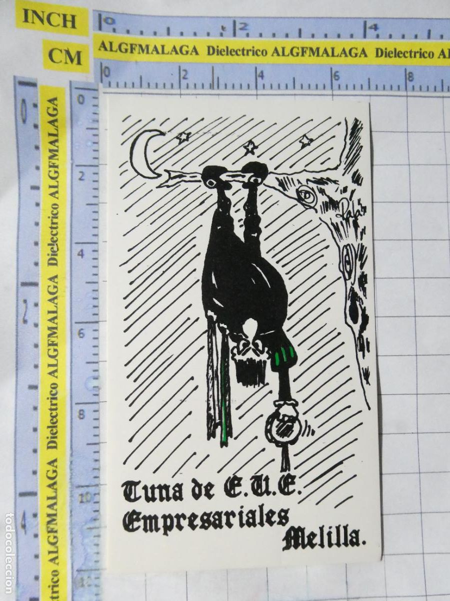 Pegatinas de colecci&oacute;n: PEGATINA DE COLEGIOS UNIVERSIDADES. TUNA MELILLA FACULTAD EMPRESARIALES. 230