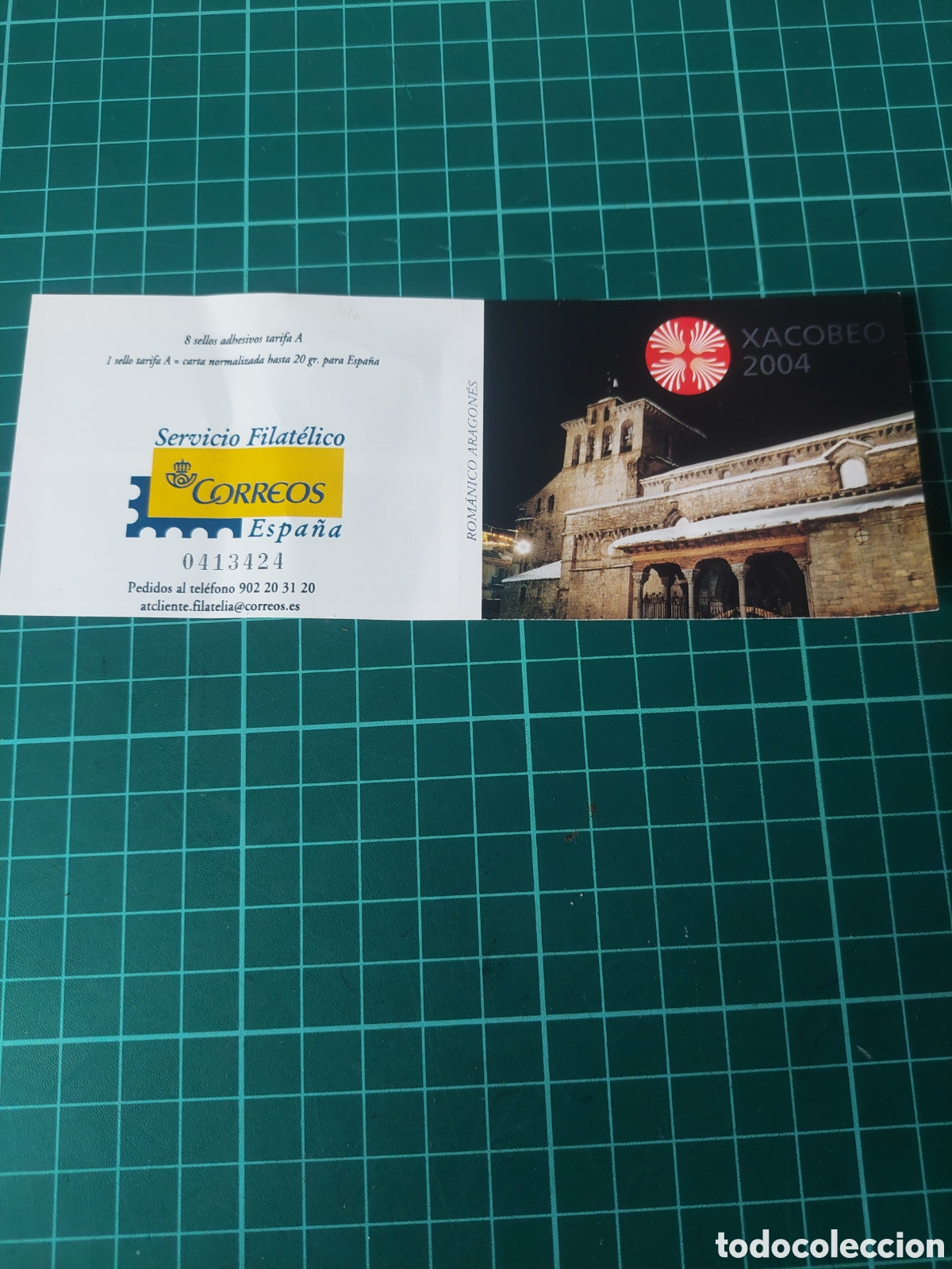 Pegatinas de colecci&oacute;n: ROMANTICO ARAGON&Eacute;S XACOBEO 2094 IMPRESO CORREOS
