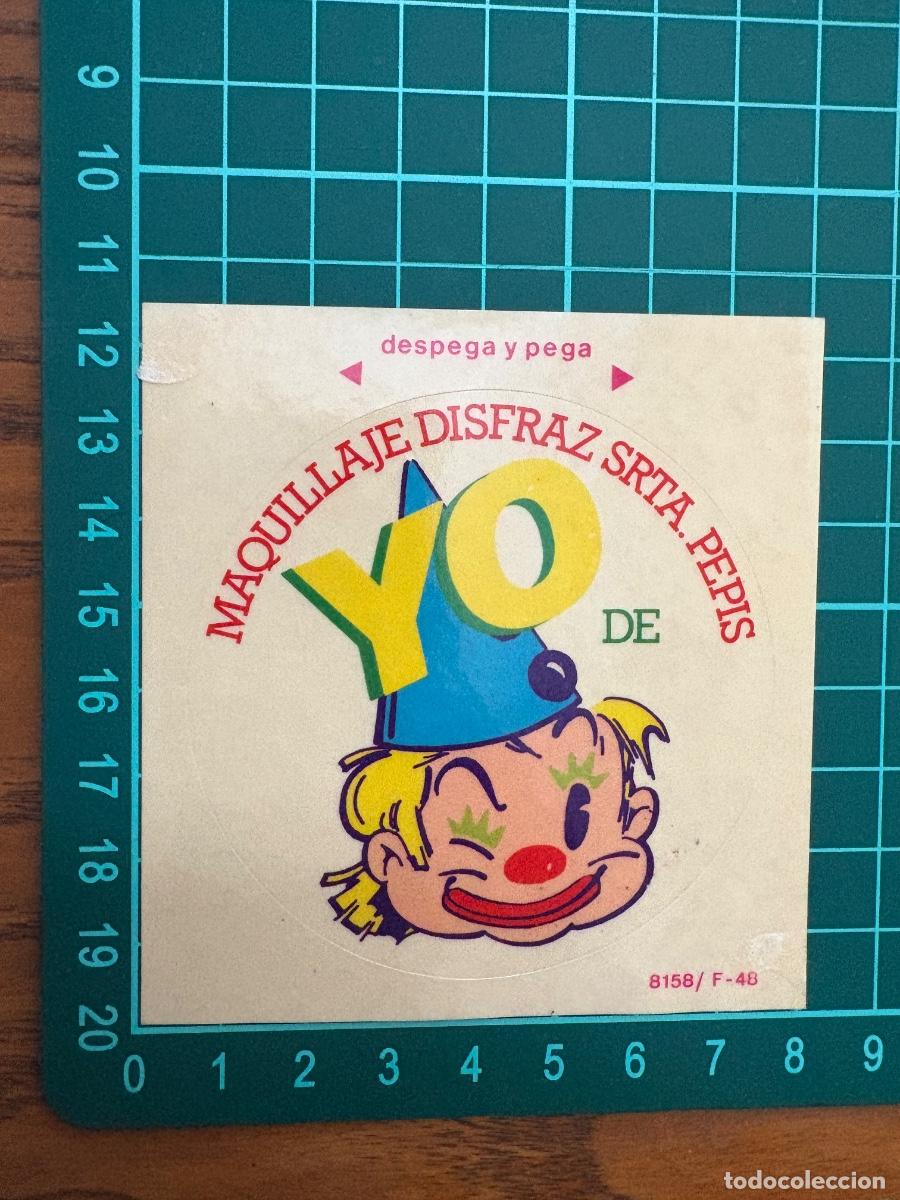 Pegatinas de colecci&oacute;n: B2 (8) PEGATINA MAQUILLAJE Y DISFRAZ DE LA SE&Ntilde;ORITA PEPIS YO DE &hellip;.