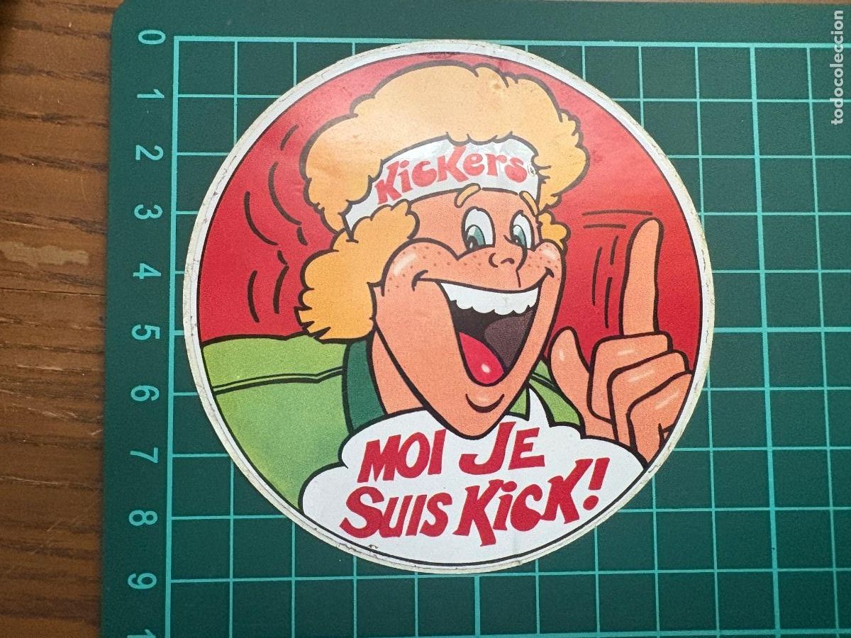 Pegatinas de colecci&oacute;n: B2 (8) Pegatina Adhesivo a&ntilde;os 90 publicidad Kickers Moi Je suis Kick