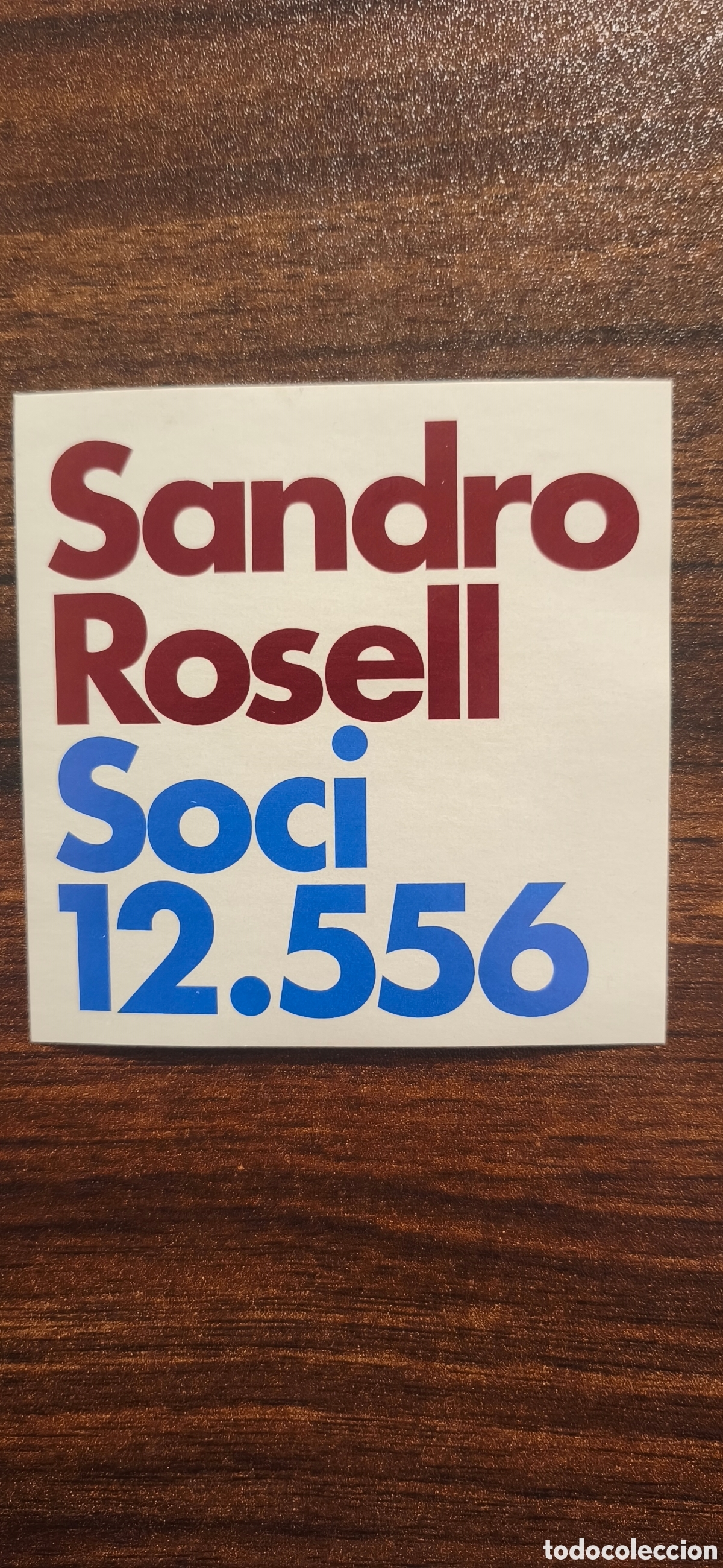 Pegatinas de colecci&oacute;n: Pegatina elecciones Bar&ccedil;a Sandro Rosell