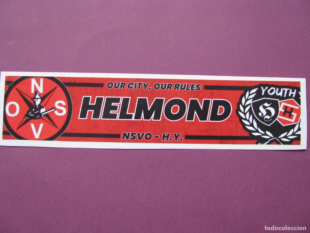 Pegatinas de colecci&oacute;n: PEGATINA DE FUTBOL. RECUPERADA. HELMOND SPORT CLUB. 19X4 CM.