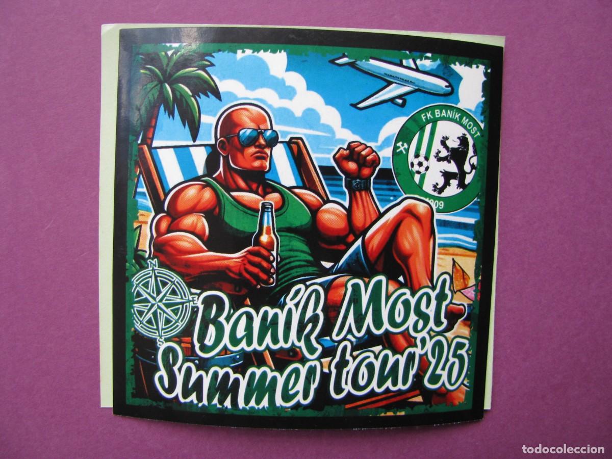 Pegatinas de colecci&oacute;n: PEGATINA DE FUTBOL. RECUPERADA. BANIK MOST. REP. CHECA. ULTRAS. 8X8 CM
