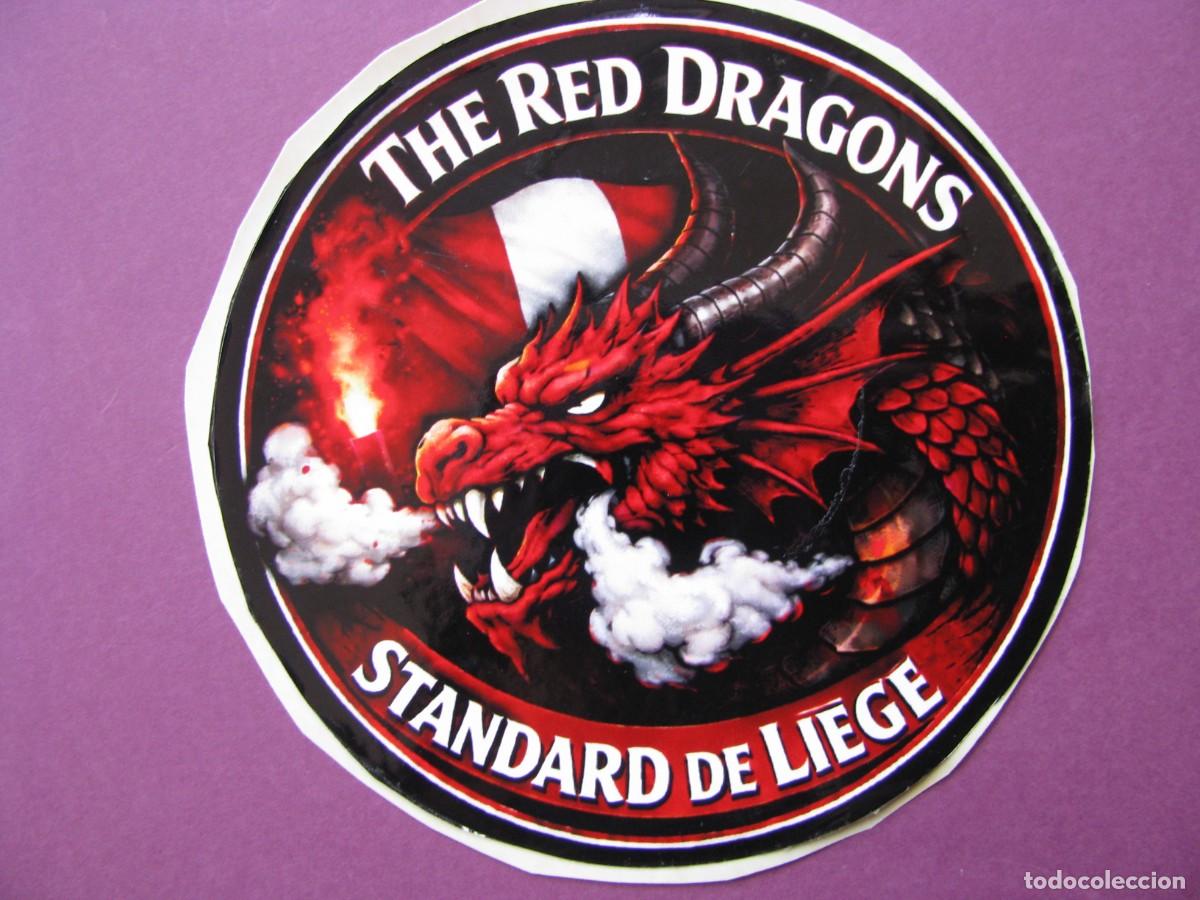 Pegatinas de colecci&oacute;n: PEGATINA DE FUTBOL. RECUPERADA. CLUB STANDARD DE LIEGE, BELGICA. 9,5 CM