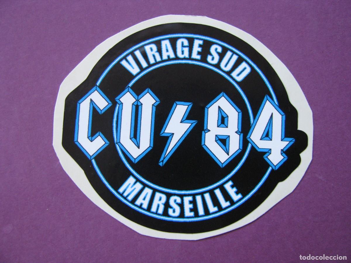 Pegatinas de colecci&oacute;n: PEGATINA DE FUTBOL. RECUPERADA. COMMANDU ULTRA 84. OLYMPIQUE DE MARSEILLE. 6,5X5,5 CM