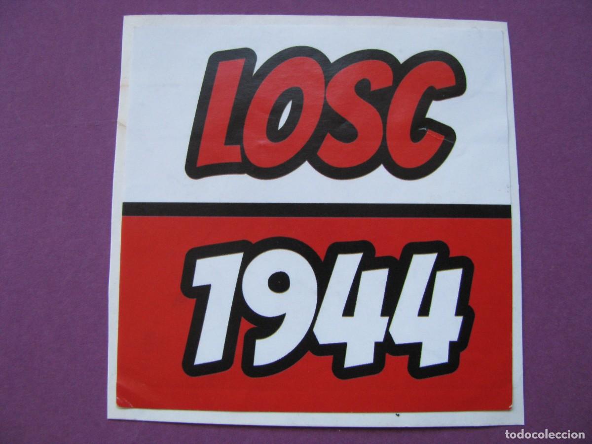 Pegatinas de colecci&oacute;n: PEGATINA DE FUTBOL. RECUPERADA. LOSC 1944. CLUB LILLE OSC. 8X8 CM