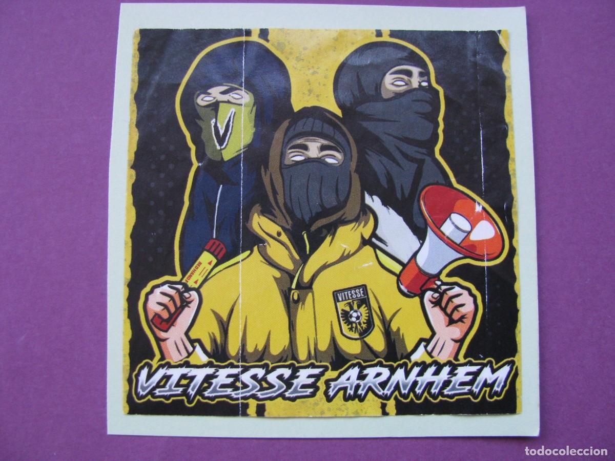 Pegatinas de colecci&oacute;n: PEGATINA DE FUTBOL. RECUPERADA. ULTRAS DE VITESSE ARNHEM. 8X8 CM