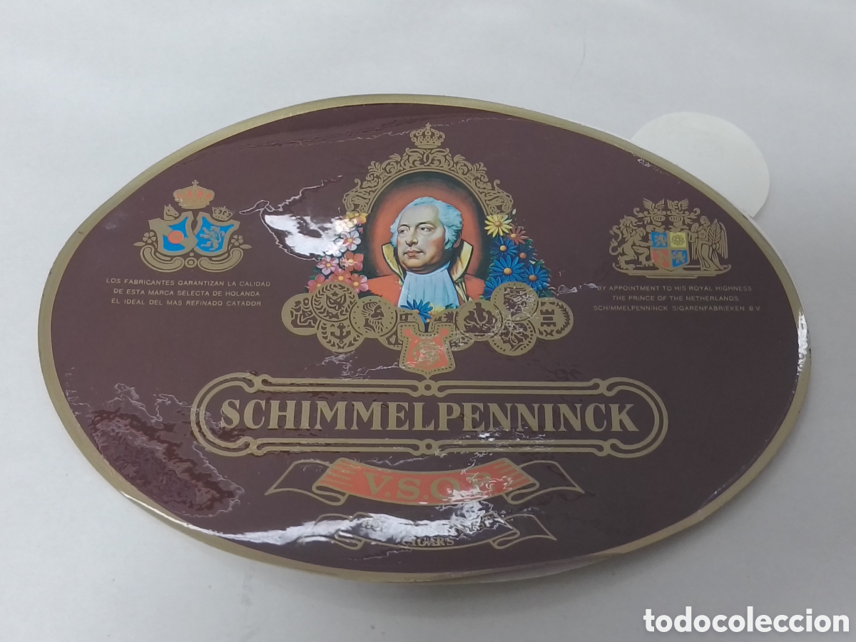 Pegatinas de colecci&oacute;n: Antigua pegatina Schimmelpenninck.
